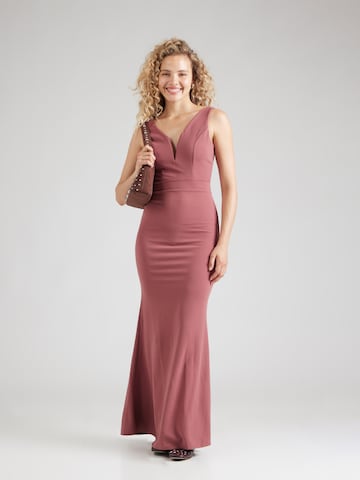 Robe de soirée 'JASMIN' WAL G. en rose : devant