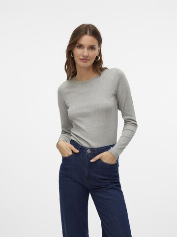 VERO MODA Shirt 'CHLOE' in Grey: front