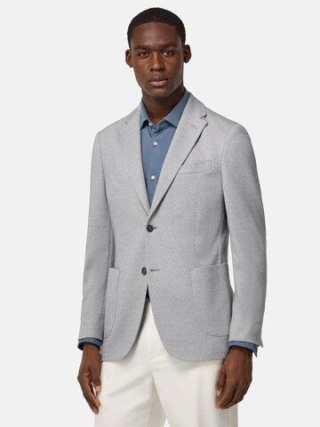 Boggi Milano Regular fit Colbert 'Blend B' in Grijs: voorkant