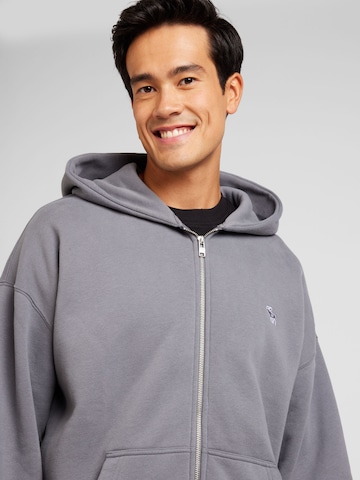 Abercrombie & Fitch Zip-Up Hoodie in Blue