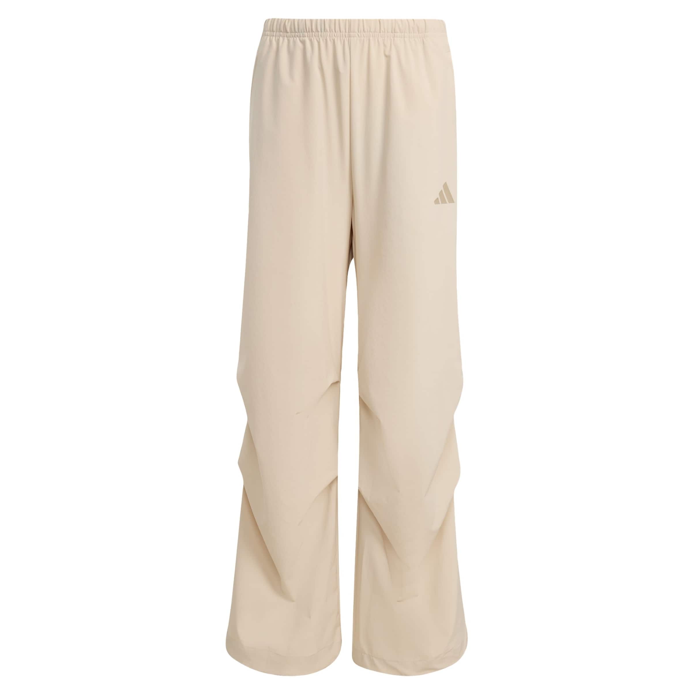 ADIDAS SPORTSWEAR - Loosefit Pantalón deportivo 'Future Icons' en beige: frente