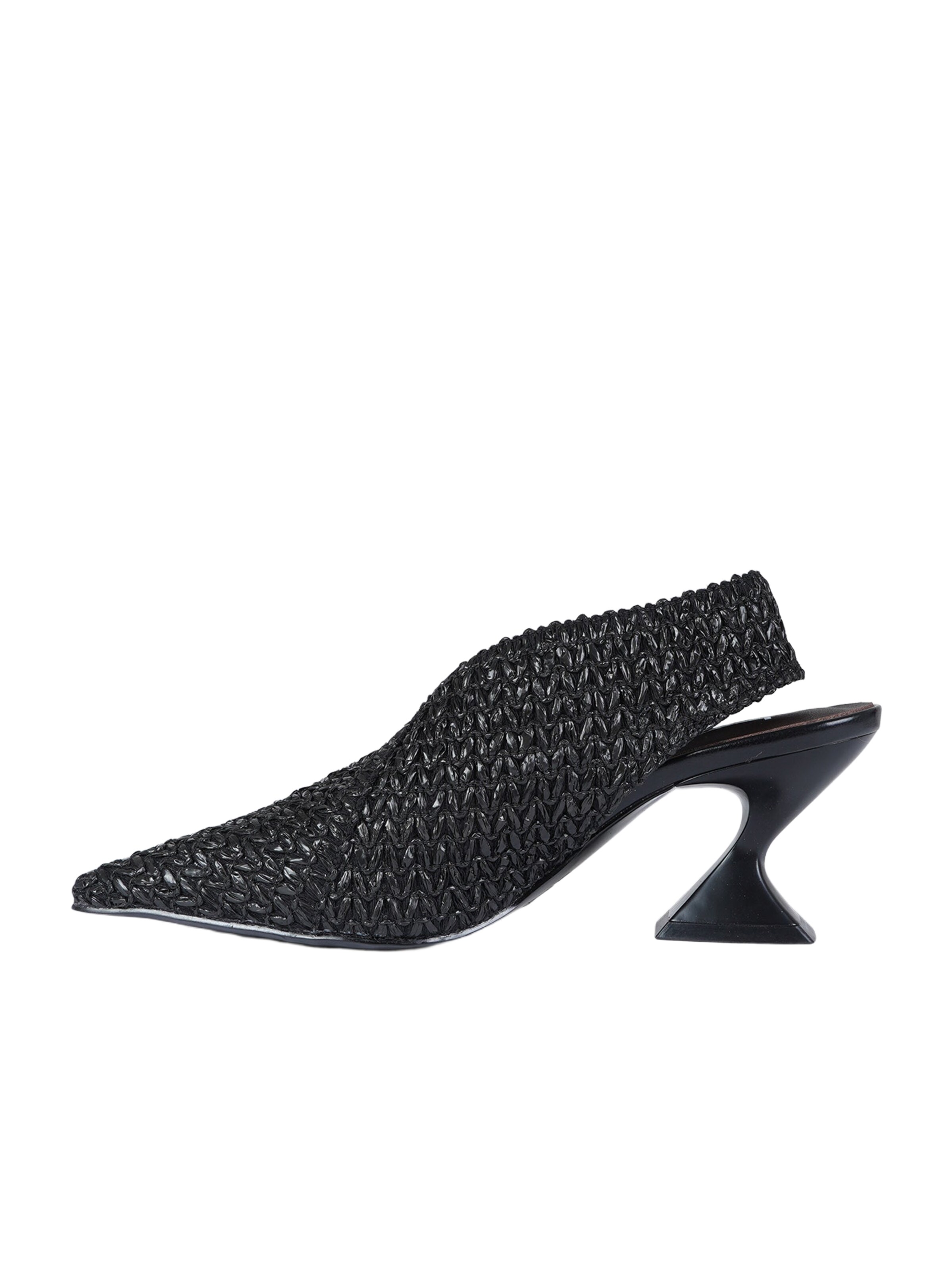 Sandalo di Jeannot in nero: frontale