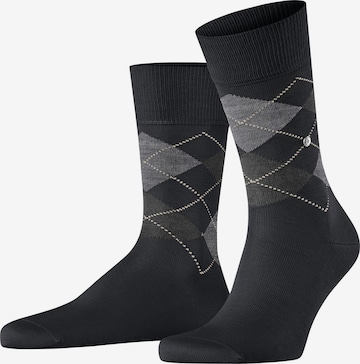 BURLINGTON Socken 'Manchester' in Schwarz: Vorderseite