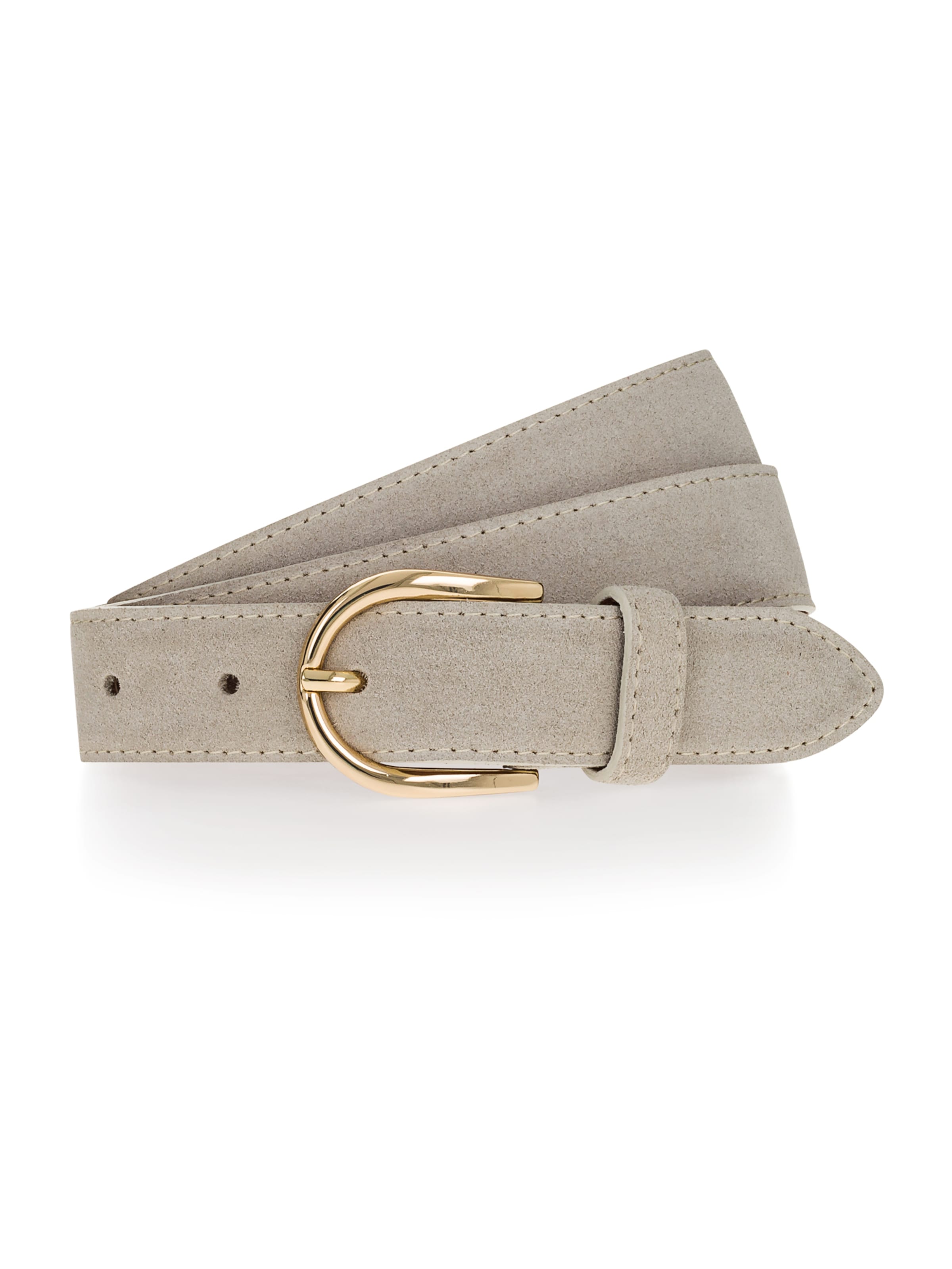 Ceinture 'Old Money' VANZETTI en beige : devant