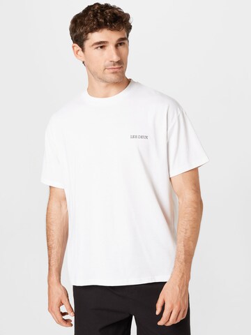 Les Deux - Camiseta 'Diego' en blanco: frente