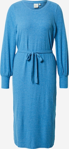 ICHI فستان 'KYLA' بلون أزرق: الأمام
