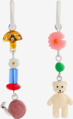 sidabrinė COACH Auskarai: priekis