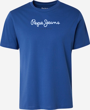 Pepe Jeans - Camiseta 'EGGO N' en azul: frente