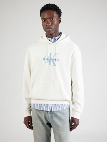 Calvin Klein Jeans Свитшот в Белый: спереди
