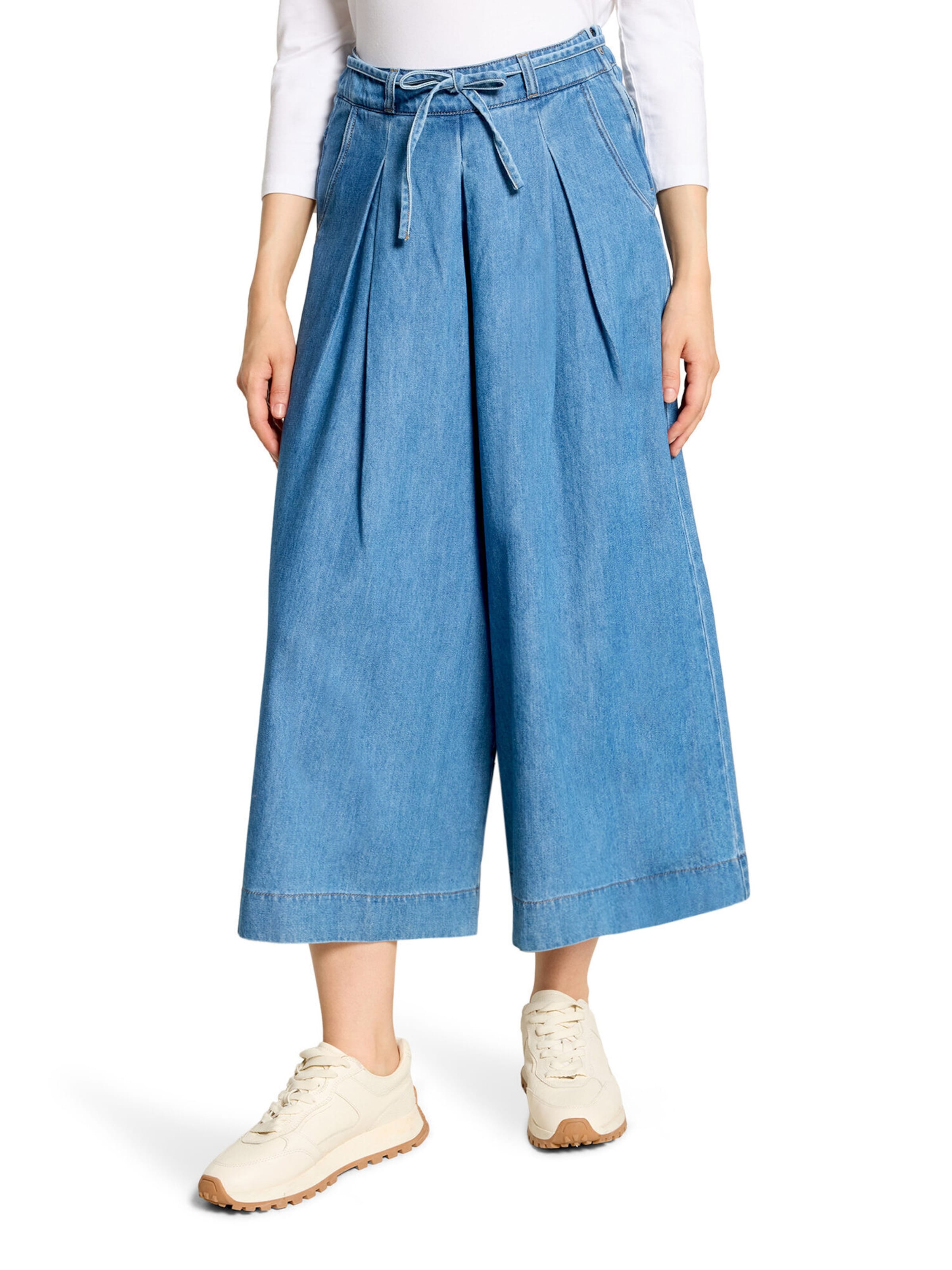 Wide leg Pantaloni di Betty Barclay in blu: frontale