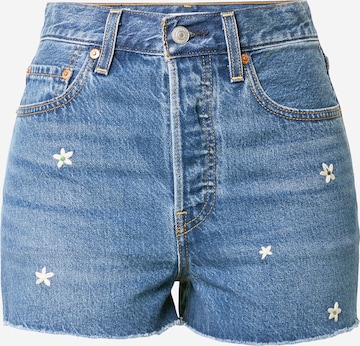 LEVI'S ® Shorts 'Ribcage Short' in Blau: predná strana