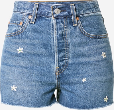 LEVI'S ® Shorts 'Ribcage Short' in blue denim / grün / weiß, Produktansicht