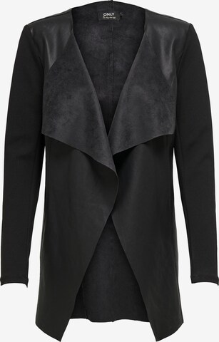 ONLY Between-seasons coat 'NEW SOUND' in Black: front