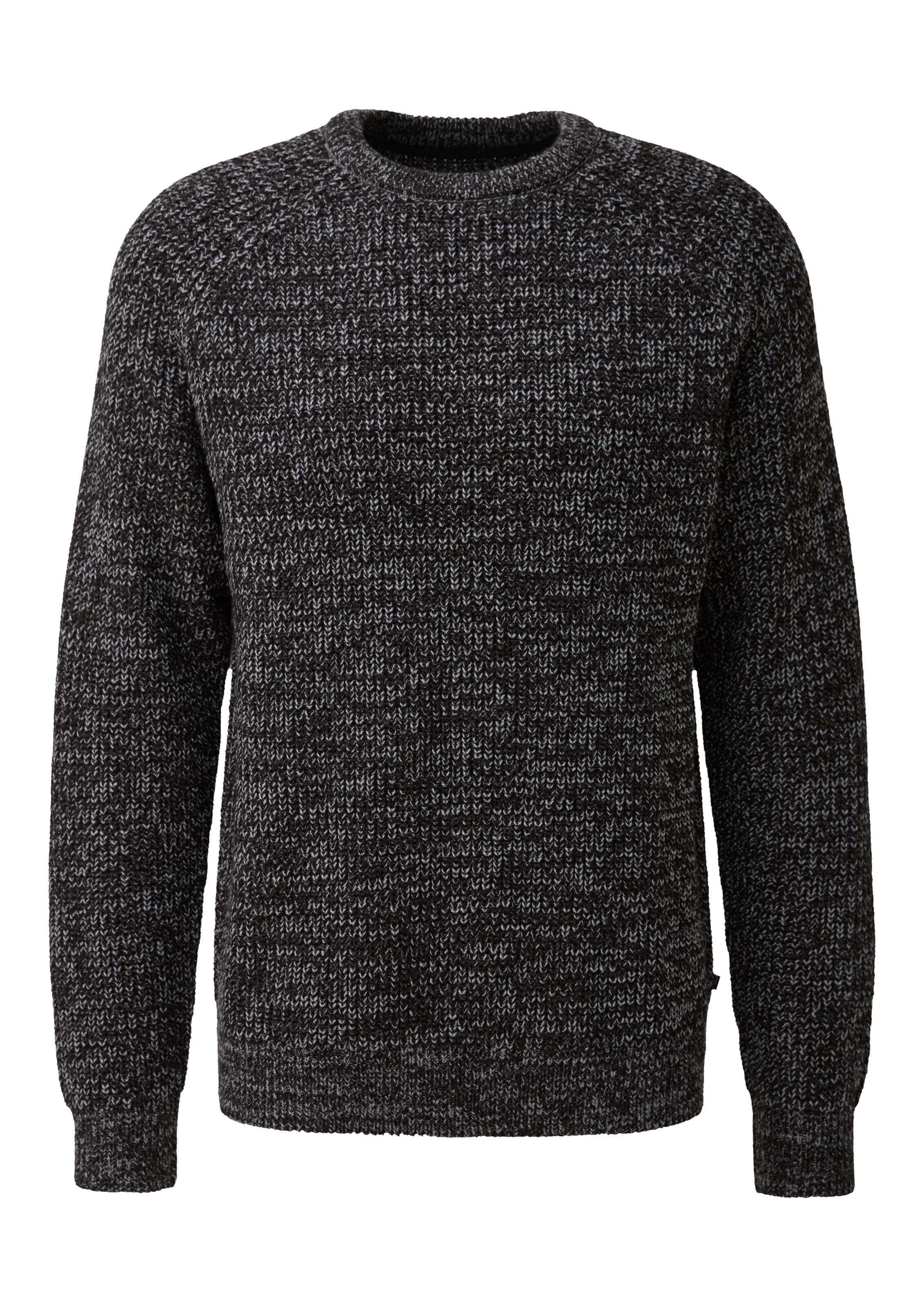 Pull-over QS en noir : devant
