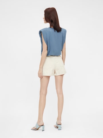 OBJECT Regular Shorts 'Penny' in Beige