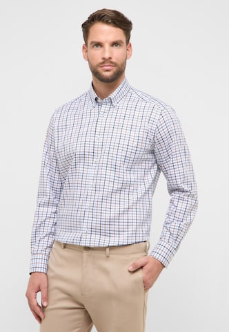 ETERNA Comfort Fit Hemd in Blau: Vorderseite