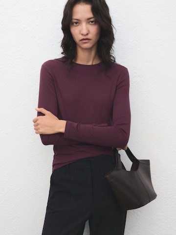 MANGO Shirt 'SECONDCA' in Rood: voorkant