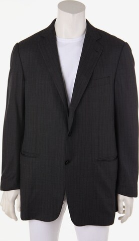 Ermenegildo Zegna Suit Jacket in XXL in Black: front