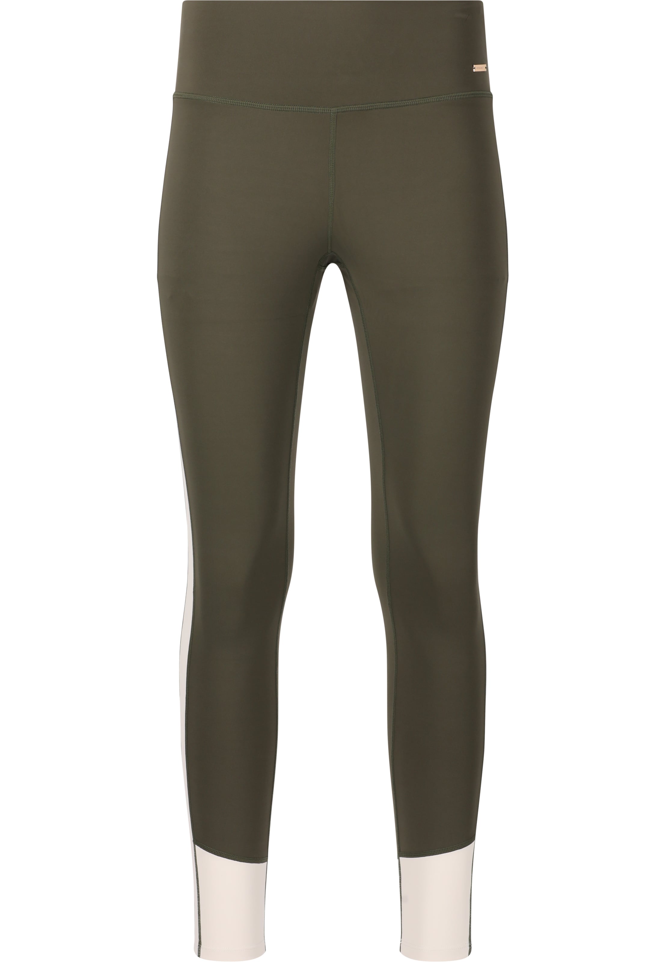 Athlecia Skinny Sportbroek 'Aspasia' in Bruin: voorkant