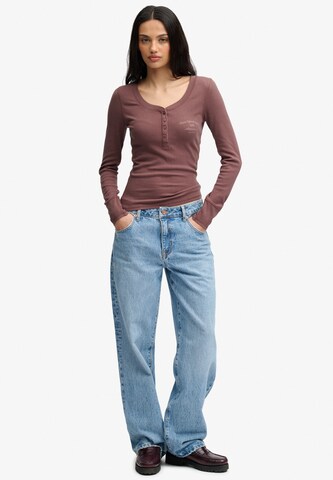 T-shirt Superdry & Co en marron