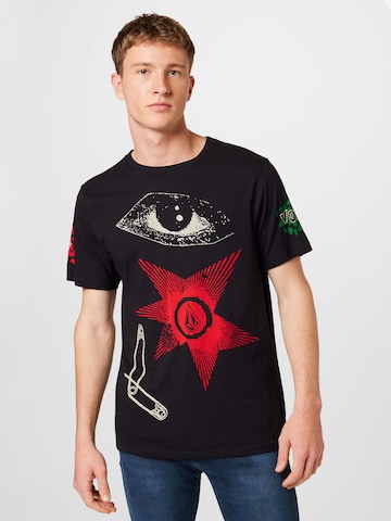 Volcom T-Shirt 'HOLI DAZED' in Schwarz: predná strana