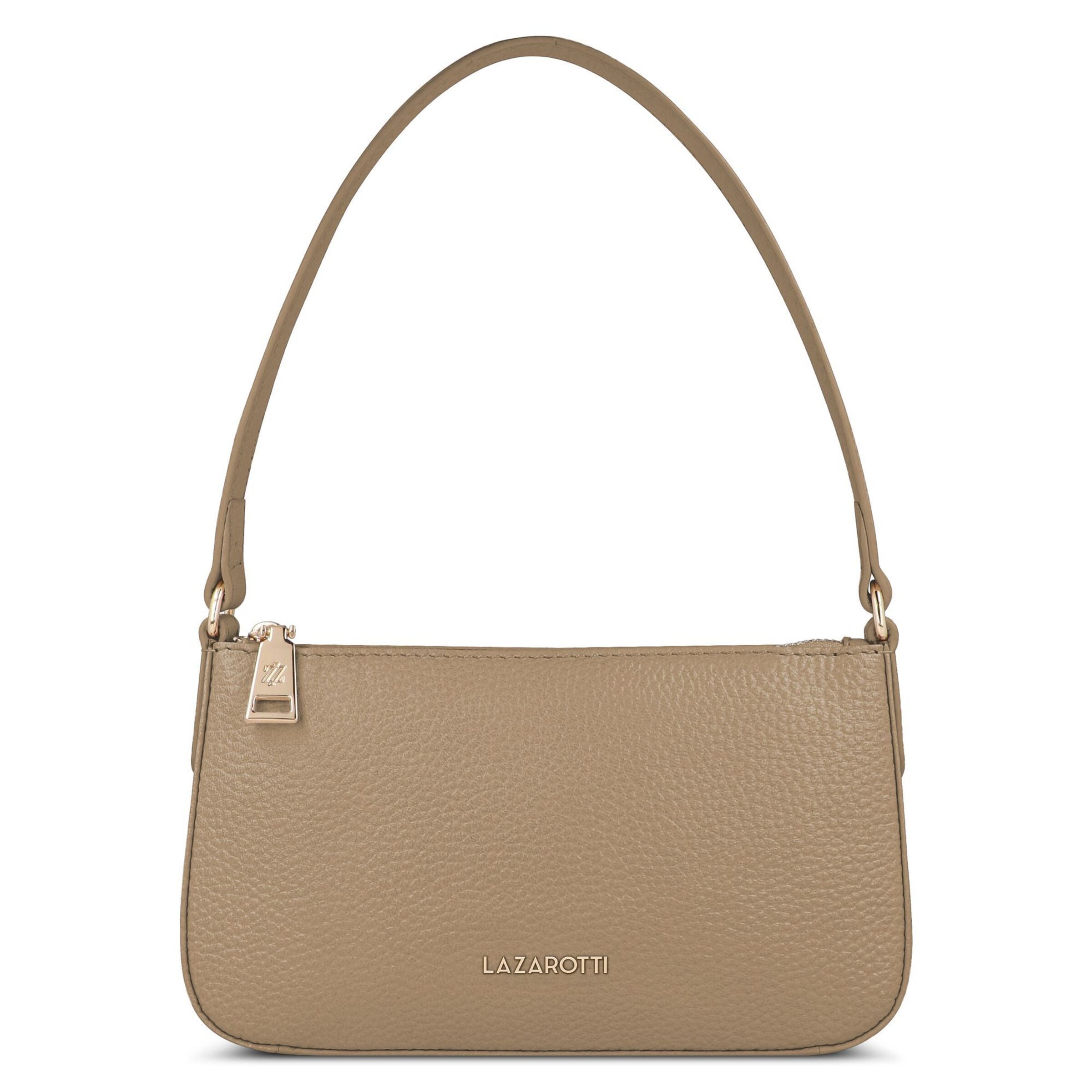 Lazarotti Shoulder bag 'Bologna' in Beige: front