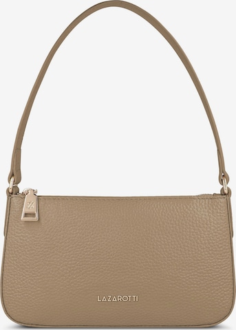 Sac bandoulière 'Bologna' Lazarotti en beige : devant