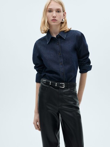 MANGO Wide leg Pants in Black
