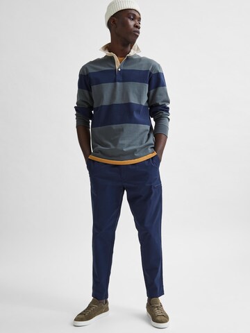 Tapered Pantaloni cargo di SELECTED HOMME in blu