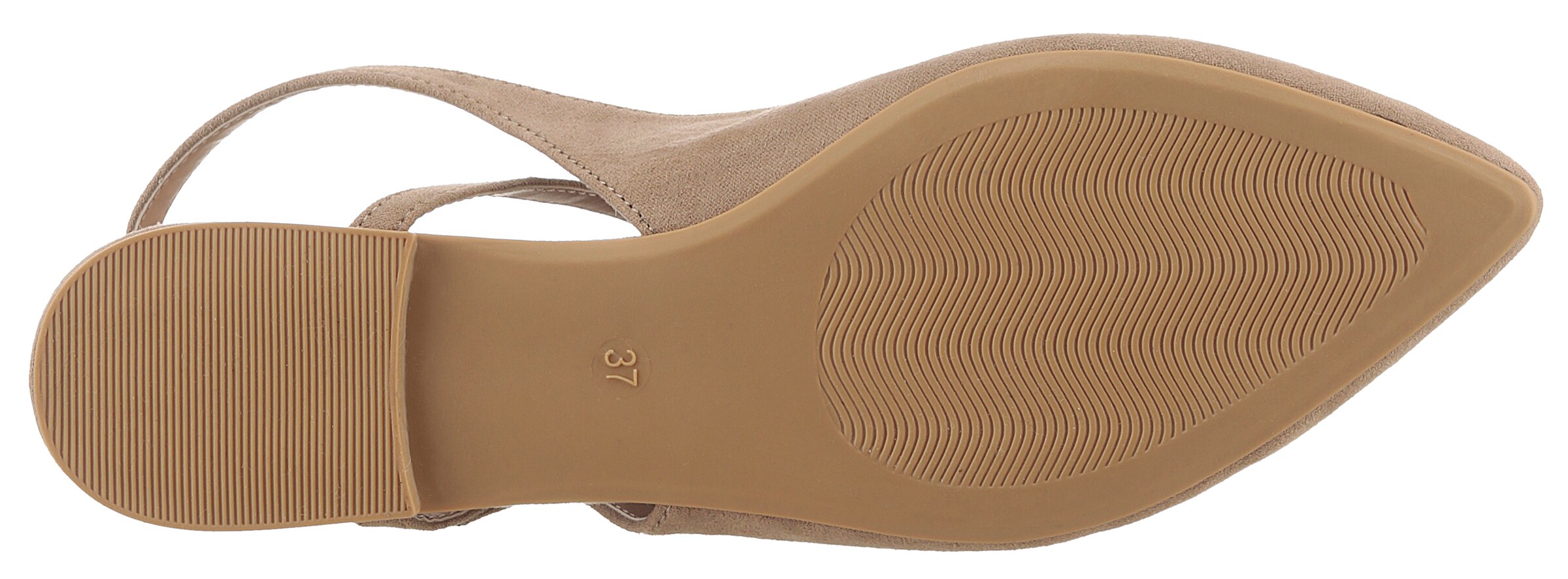 Aniston Ballet Flats with Strap in Grey