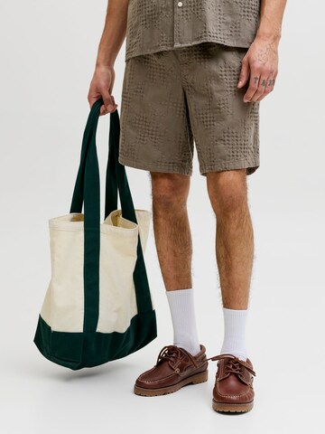 JACK & JONES Loose fit Trousers in Green: front