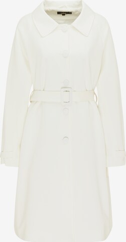 usha BLACK LABEL Between-Seasons Coat in White: front