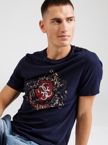 T-Shirt GUESS en bleu