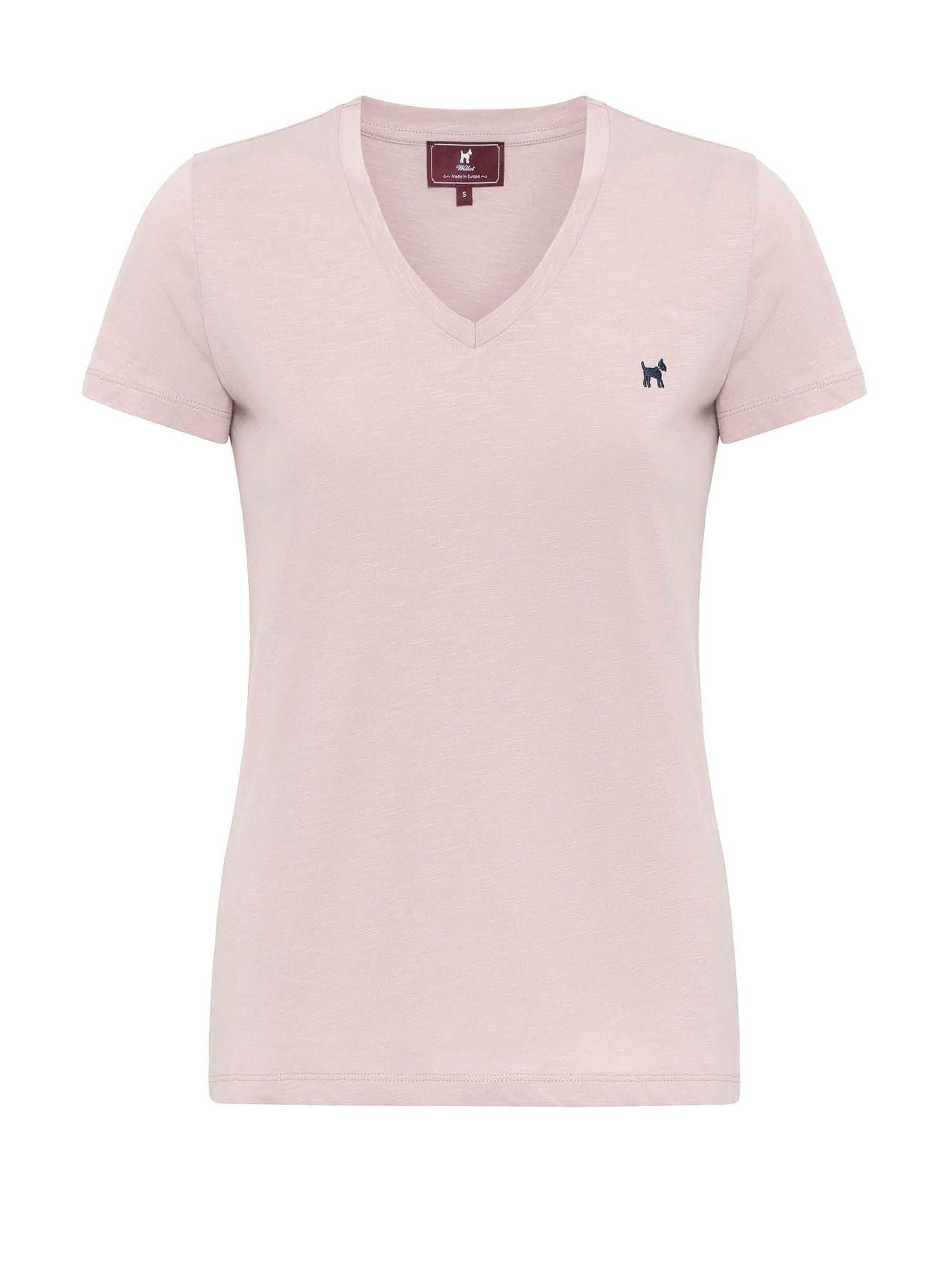 T-shirt Williot en rose : devant