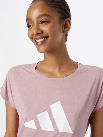 T-shirt fonctionnel '3-Streifen' ADIDAS PERFORMANCE en violet