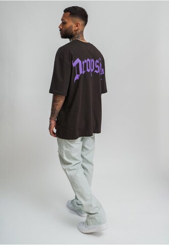 Dropsize Shirt in Schwarz