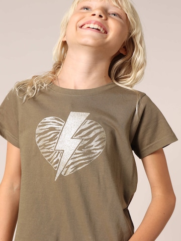 T-Shirt 'LOVERS' Deeluxe en vert