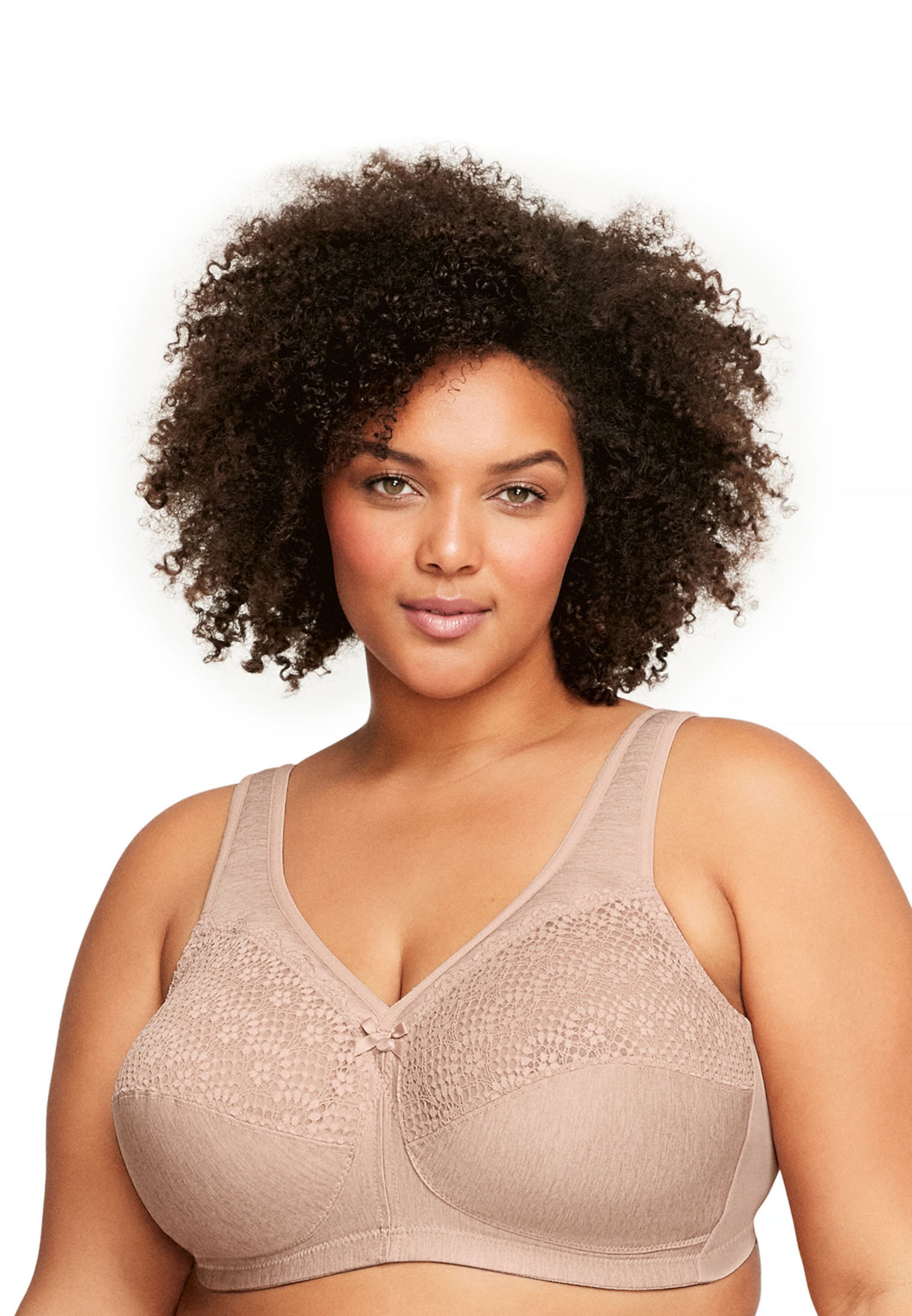 GLAMORISE Minimizer in Beige: front