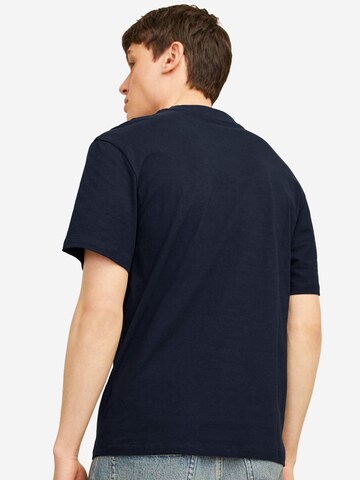 JACK & JONES Shirt 'Caleb Varsity'‌‌ in Blau