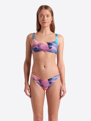 ARENA Bralette Bikini 'WATER PRINT' in Mixed colours: front