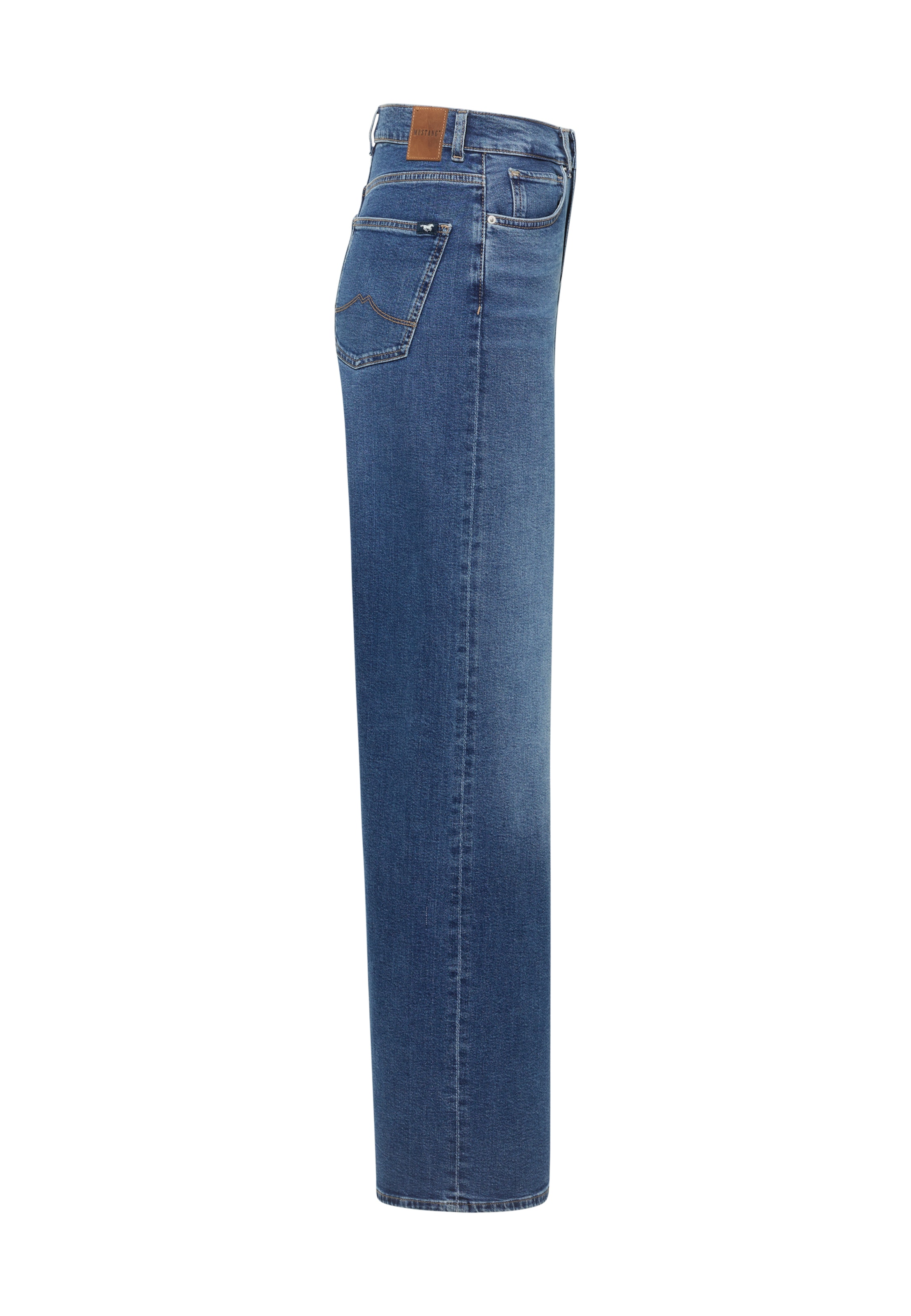 MUSTANG Wide Leg Jeans 'Luise' in Blau