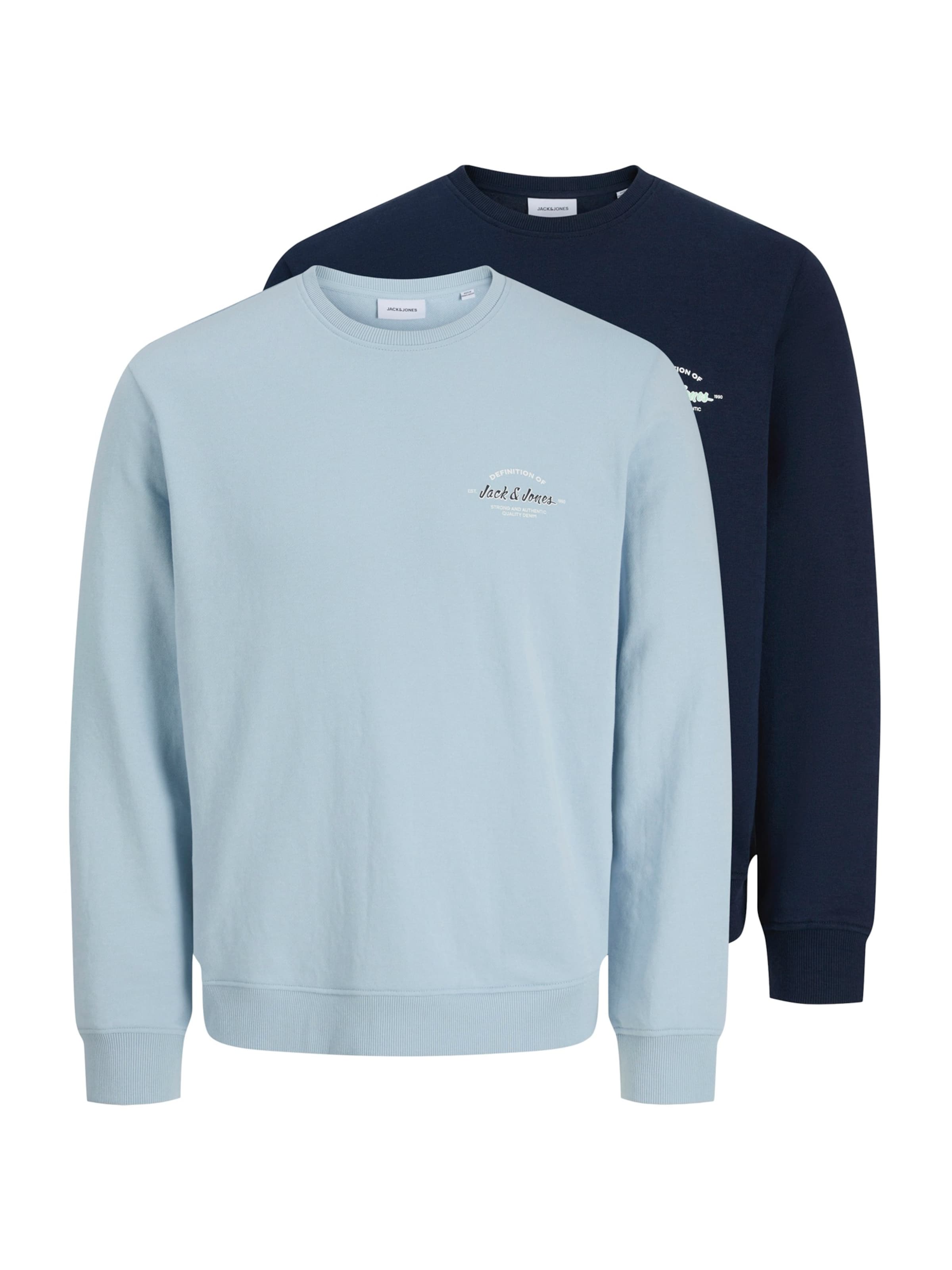 JACK & JONES - Sudadera 'JJBRANDON' en azul: frente