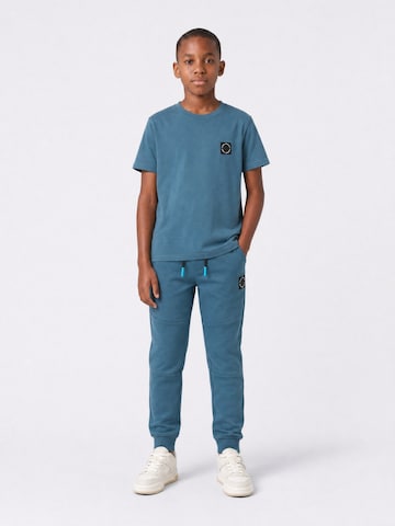 Petrol Industries Tapered Broek in Blauw: voorkant