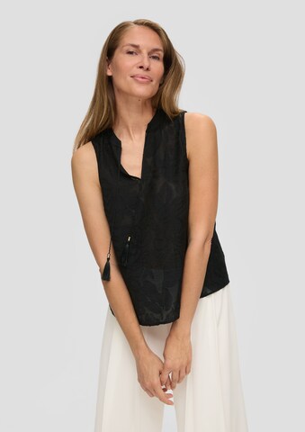 s.Oliver BLACK LABEL - Blusa en negro: frente