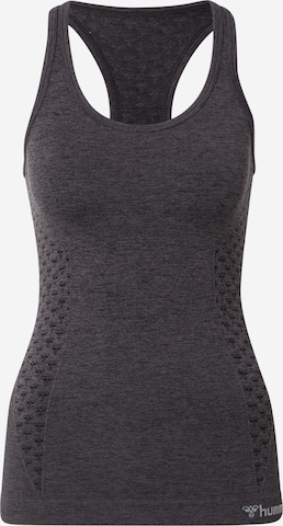 Hummel Sports Top 'CI' in Black: front