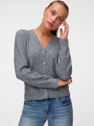 VERO MODA Gebreid vest 'VMDoffy' in Grijs: voorkant