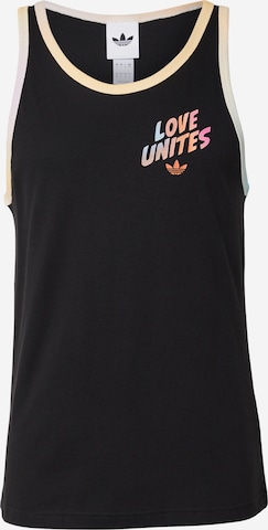 ADIDAS ORIGINALS Paita 'Pride' värissä musta: etupuoli