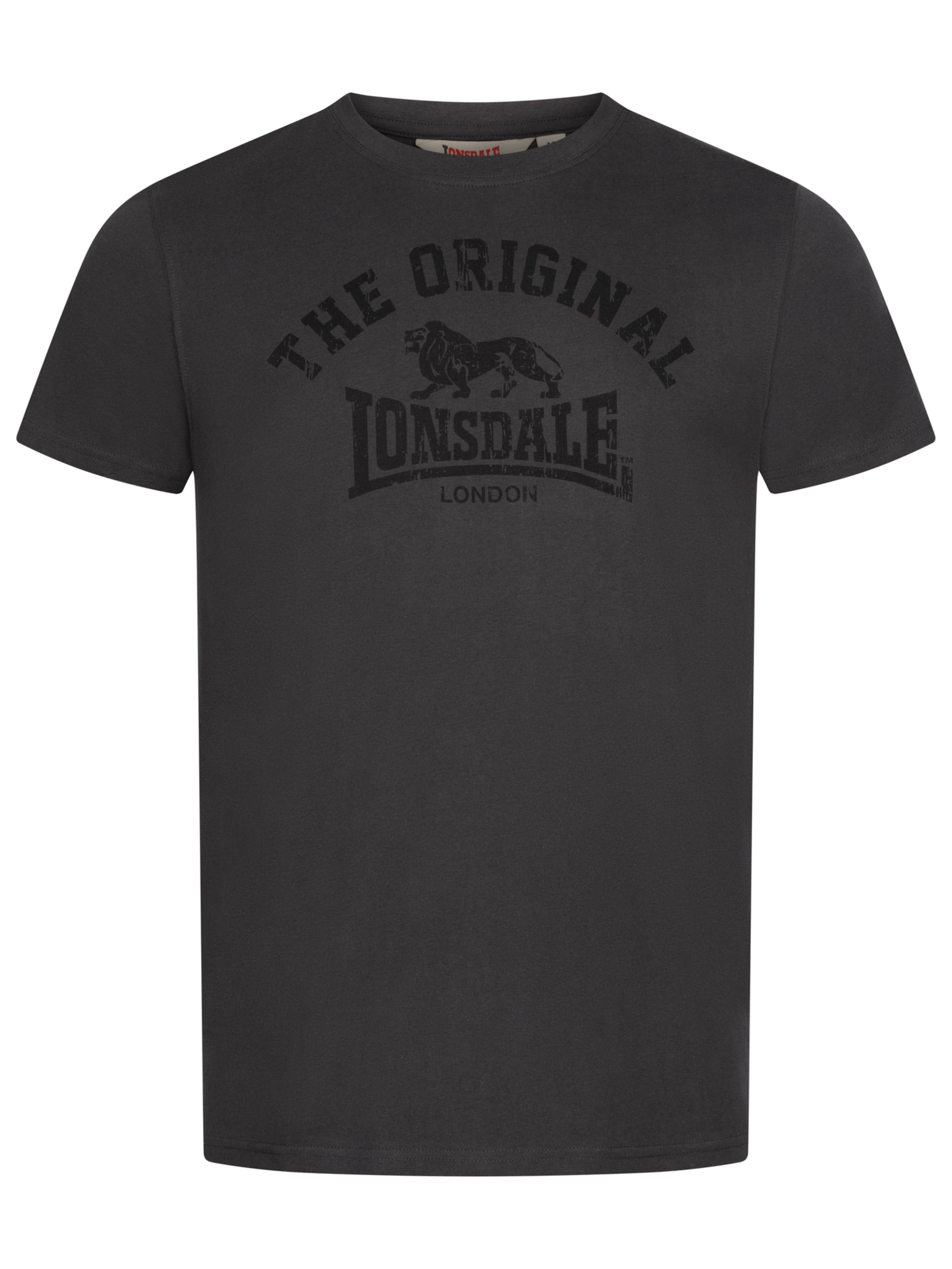 Maglietta di LONSDALE in grigio: frontale