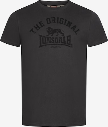 LONSDALE Tričko – šedá: přední strana