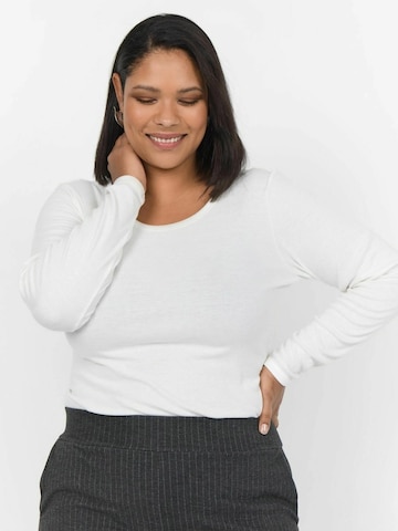 Wasabi Concept Shirts 'Silja' i hvid: forside